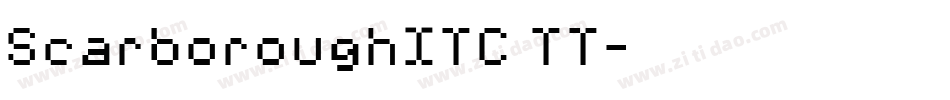 ScarboroughITC TT字体转换